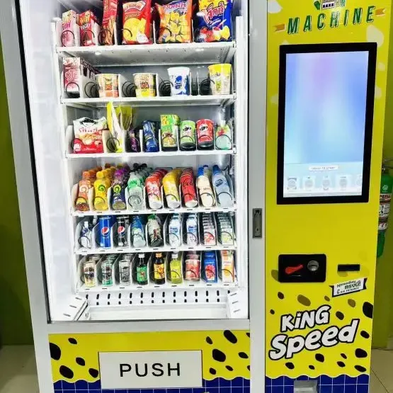 JW China Vending Machine Manufacturer Convenient Store Vending Machines For Food And Drinks Snacks