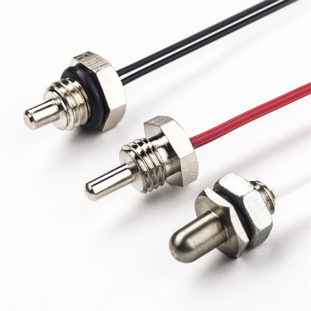 Настраиваемый Датчик температуры ntc 1,1 K 4500K 1% sus304, герметичный ПВХ провод, 0,5 м, цифровой индикатор температуры