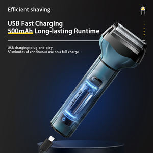 SPORTSMAN Nouveau rasoir électrique 3-en-1 pour hommes, rasoir pour <span class=keywords><strong>coupe</strong></span> de cheveux et <span class=keywords><strong>coupe</strong></span> des poils du <span class=keywords><strong>nez</strong></span>, tondeuse à barbe à trois têtes - Product Image 2