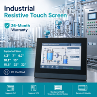 Monitor de pantalla táctil LCD industrial al aire libre con software libre para control industrial Plc