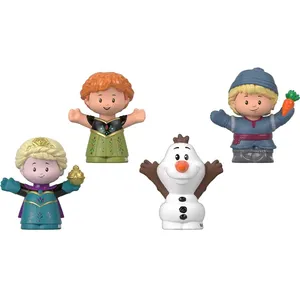 OEM Little People Toddler Toys Personajes de dibujos animados Frozen Elsa & Friends Figure Set con Anna Kristoff & Olaf