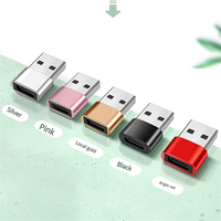 Audífonos en Oferta, Adaptador OTG con Lector de Tarjetas TF, USB C a USB A, 2.0A, para iPhone, iPad, Samsung S25