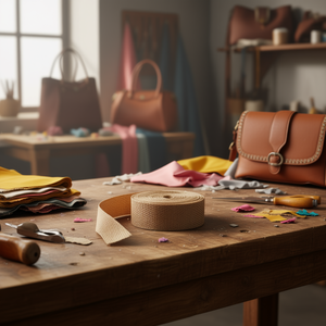 Ilan Bag Strap 2.5 Cm X 3.6 M Light Brown <b>Webbing</b> For Handbags - Product Image 3