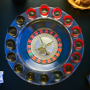 Drôle pour Baccarat Style Party Bar Platine Casino Drôle Jeu Verres à liqueur <span class=keywords><strong>Roulette</strong></span> Whisky Verre Baccarat Style Barware - Product Image 3