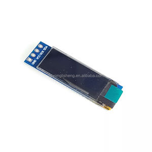 स्टॉक 0.91 इंच 128x32 iic i2c सफेद/नीला Lcd डिस्प्ले dy मॉड्यूल Sd1306 ड्राइवर - Product Image 4