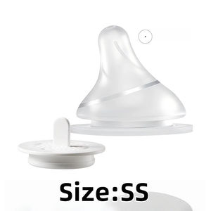 사용자 정의 투명 아기 젖병 젖꼭지 복통 방지 액체 실리콘 젖꼭지 - Product Image 5