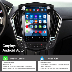 วิทยุ HFMidia หน้าจอแนวตั้ง 9.7 นิ้ว พร้อมบลูทูธ สำหรับ Cadillac SRX ปี 2008-2012 รองรับ CarPlay เครื่องเล่นวิดีโอในรถยนต์ - Product Image 4
