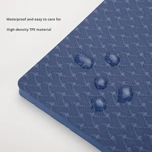 แผ่นรองกันลื่นแบบพกพาขนาดเล็ก หนาขึ้น สำหรับออกกำลังกาย โยคะ บริหารหน้าท้อง ป้องกันเข่าและข้อศอก - Product Image 3