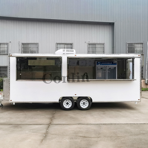 Chariot de crème glacée moderne mobile camion de <span class=keywords><strong>remorque</strong></span> de vente de restauration rapide hamburgers de <span class=keywords><strong>remorque</strong></span> de nourriture entièrement équipés - Product Image 3