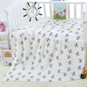 Selimut Bayi Organik 2 Lapis Kain Muslin 100% Katun Organik Bersertifikasi GOTS 600TC Desain Dapat Disesuaikan - Product Image 4