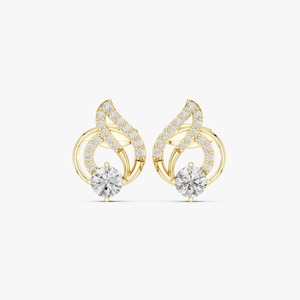 Pendientes de Diamantes Solitarios Elegantes y Brillantes, los Más Vendidos, para Mujer, Ideales para Fiestas, Oficina y Regalos, Disponibles para la Venta - Product Image 1