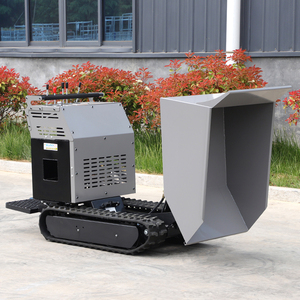 मिनी ऑल-इलायची 500 किलो पेलोड पावर कंक्रीट बुगी पैदल यात्री डम्पर बहुक्रियाशील स्किड स्टीड घरेलू उपयोग गियर कोर घटक - Product Image 5