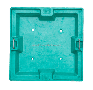 SMC 수지 잔디 맨홀 커버 잔디 심기를위한 정원 공원 물 우물에 대한 복합 맨홀 커버 - Product Image 3