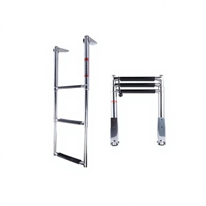 Escalera de Embarque Telescópica de Tres Secciones, Escalera de Acero Inoxidable Resistente a la Corrosión, Accesorios Marinos para Yates de Expedición - Product Image 3