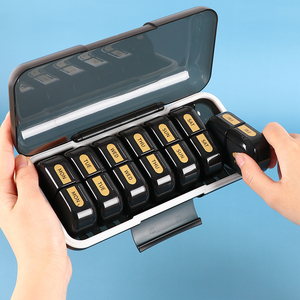 Sunshing thuốc nhắc nhở thuốc Trường hợp hàng tuần thuốc kế hoạch Medi khay tổ chức hàng tuần 7 ngày Túi hàng ngày hộp thuốc nhỏ gọn - Product Image 4