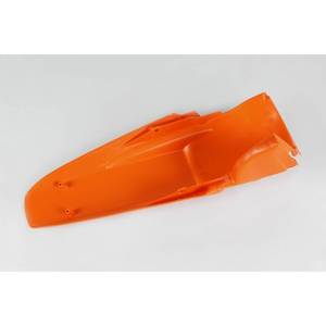 Parafango posteriore in 127 arancione con supporti per parafanghi auto a 2003 1998 KTM EXC 620 - Product Image 1