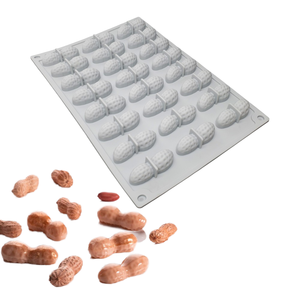 Molde de Silicona de Grado Alimenticio para Pasteles, 24 Cavidades, Forma de Cacahuete, para Mousse de Frutas, Chocolate, Velas, Marca <span class=keywords><strong>JDH</strong></span>, Modelo H-252 - Product Image 2
