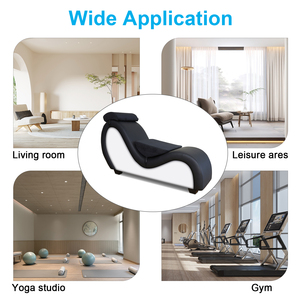 Moderno paio di sedia divano in pelle diretta colorata per le donne in stato di gravidanza comodo Yoga divano letto per vivere il sesso mobili - Product Image 5