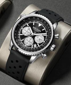 Reloj con calendario luminoso resistente al agua con correa de silicona de estilo empresarial ultrafino multifuncional para hombre al por mayor - Product Image 6