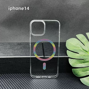 Applicable à toute la série de modèles <span class=keywords><strong>Apple</strong></span> <span class=keywords><strong>iPhone</strong></span> 16-<span class=keywords><strong>12</strong></span> Étui transparent en poudre magnétique antichoc et transparent pour <span class=keywords><strong>iPhone</strong></span> - Product Image 2