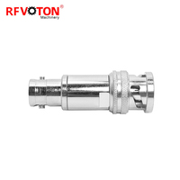 Adaptor Triaksial TRB Male Plug 3 Slot ke 2 Lug BNC Female Jack Trompeter Pengganti ADBJ20-E3-PL75 Adaptor Uji Konektor 1533B