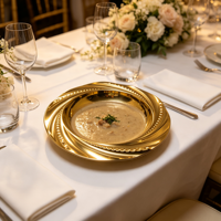 Assiette à soupe écologique en porcelaine pour pâtes, vaisselle de mariage pour restaurant, assiette de présentation irrégulière, bol à soupe profond