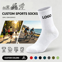 Chaussettes personnalisées en jacquard de qualité supérieure, design athlétique, chaussettes de cyclisme pour hommes, nouvelles chaussettes de triathlon personnalisées East