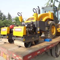 Compacteur vibrant à tambour unique de 14 tonnes Xs142j, marque chinoise de premier plan, pour le compactage des sols et des routes
