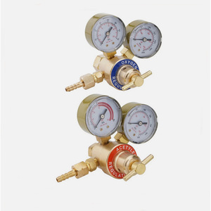 Vanne de réduction de pression d'oxygène et d'acétylène WQ 2,525 Mpa à deux étages pour soudage et découpe - Product Image 1