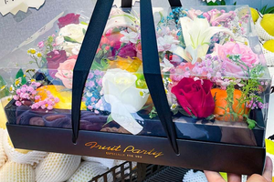 Rose butterfly Packaging Gift <strong>Box</strong> Luxury Bow PVC <strong>Flower</strong> <strong>Box</strong> - Product Image 3