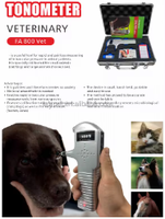 OSCAT EX-57 Tonomètre oculaire à air comprimé portable et réutilisable pour chiens, équipement vétérinaire de haute qualité, réglable, sûr et fiable