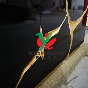 Customized Leather <strong>Buffet</strong> Cabinet Wood Luxury <strong>Sideboard</strong> - Product Image 4