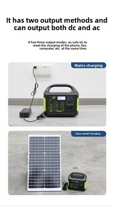 Estación de Energía Portátil para Exteriores 220V/110V 300W, Batería LiFePO4 de Gran Capacidad con Pantalla LCD y Protección Contra Sobretensión/Sobrecarga - Product Image 6