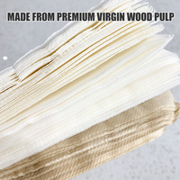 Serviettes en papier personnalisées avec logo pour restaurants, hôtels, bars, pubs, cafés – Mouchoirs en papier en pure pâte de bois vierge, paquet de serviettes de cocktail