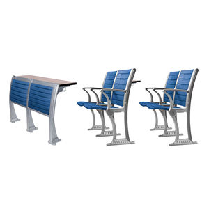 Günstige Universitäts möbel Klapp schreibtisch und Step Chair Hörsaal Sitz Schul möbel - Product Image 1