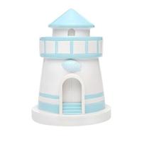 Urne funéraire moderne en résine écologique et étanche en forme de phare pour cendres de chiens et chats – Boîte commémorative