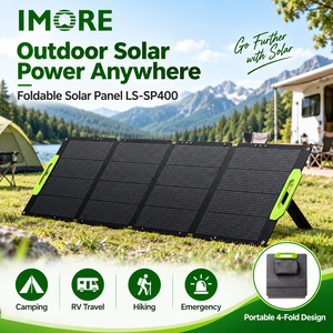 <b>Portable</b> Power Station <b>Solar</b> <b>Panel</b> 400W Foldable Monocrystalline ETFE IP67 with MC4 for Camping Travel and Outdoor Charging - Product Image 3