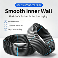 Tuyau de protection pour câble à fibre optique souterrain en PEHD de haute qualité avec âme en silicone, couleur personnalisée, approvisionnement direct usine