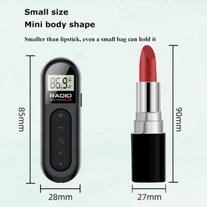 Radio FM portable rechargeable, radio numérique de poche, radio transistor, Walkman, petite radio à piles pour la randonnée, la marche, la maison intelligente - Product Image 6