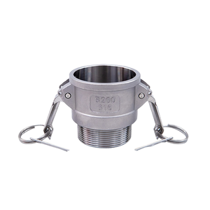 Adaptador de Acoplamiento de Leva y Ranura de Acero Inoxidable 50mm, Conector de Manguera de Baja Presión BSPP para Tuberías Iguales - Product Image 1