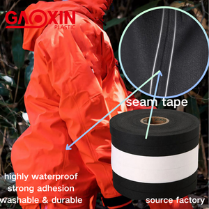 Ruban adhésif simple face à 3 couches pour sceller les coutures Ruban adhésif 3 plis en PU thermofusible imperméable pour veste d'extérieur Parka <span class=keywords><strong>de</strong></span> voile <span class=keywords><strong>Bottes</strong></span> <span class=keywords><strong>de</strong></span> <span class=keywords><strong>randonnée</strong></span> - Product Image 2