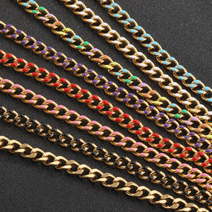 उत्कृष्ट स्टेनलेस स्टील रंगीन नमेल्ड कर्न चेन रोल के लिए रंग के कंगन गहने बनाने के लिए उपकरण - Product Image 1