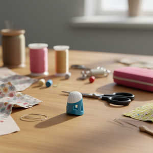 Ditoio in silicone Ilan 1,5x2 cm per protezione durante il cucito - Product Image 2