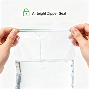 Transparent Self Seal <b>Plastic</b> Bags Heat Seal Food Packaging Pouches Recyclable Custom Printed for Bakery and <b>Kitchen</b> - Product Image 3