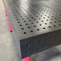 Table de soudage flexible 3D/2D pour robot, certifiée CE, sur mesure, 4000*2000*200mm, avec nitridage