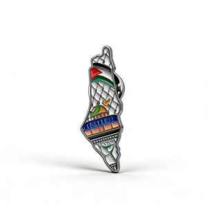 2026 NOVO Mais Vendido Em Promoção <span class=keywords><strong>Pin</strong></span> de Metal Esmaltado Banhado a Ouro Palestino, Distintivo para Lenço, Presentes, Lembranças de Bandeira Nacional da Palestina - Product Image 6