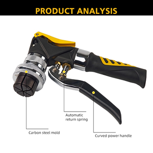 Máy giãn ống đồng mềm thủy lực thủ công HHKG-38B, dụng cụ thủy lực, có thể vận hành bằng một tay, máy giãn ống bằng tay - Product Image 2