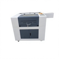Découpeuse laser CO2 CNC portable 6040 80 W 100 W pour gravure sur verre, acrylique, bois, contreplaqué, MDF, DXF, avec refroidissement par eau et fonctionnement automatique