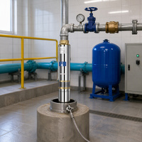 Pompe à eau submersible haute pression et haute pression de refoulement pour puits profonds, pour l'approvisionnement en eau industriel