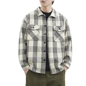 All'ingrosso camicia di flanella su misura molti colori nuove camicie da uomo a maniche lunghe camice casual giacca di cappotto invernale per gli uomini - Product Image 1